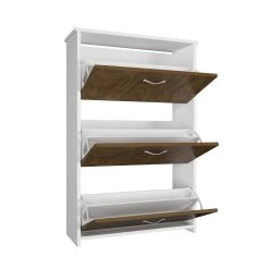 Homemania Skoskåp Triplex -Chilli shop skoskap triplex morkbrunvit 2780529