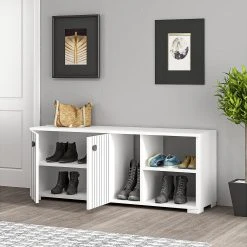 Skoskåp Violaceae 120x51,6 Cm -Chilli shop skoskap violaceae 120x516 cm vit 4896111