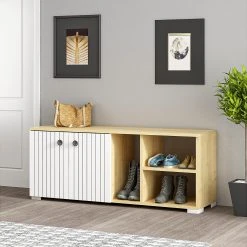 Skoskåp Violaceae 120x51,6 Cm -Chilli shop skoskap violaceae 120x516 cm vit 4896288