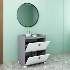 Skoskåp Violaceae 48,6x76,8 Cm -Chilli shop skoskap violaceae 486x768 cm antracit 4896395