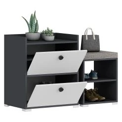 Skoskåp Violaceae 48,6x76,8 Cm -Chilli shop skoskap violaceae 486x768 cm antracit 4896434