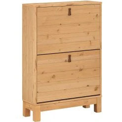 Skoskåp Woodward 65x25 Cm 2 Utfällbara Lådor