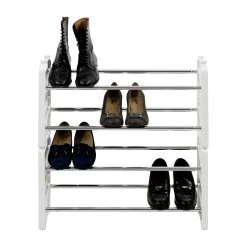 Skoställ Peppe 62/110 Cm -Chilli shop skostall peppe 62110 cm vitkrom 504338