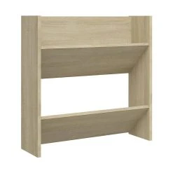 Be Basic Väggmonterat Skoställ 2 St Svart 60x18x60 Cm Spånskiva