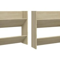 Be Basic Väggmonterat Skoställ 2 St Svart 60x18x60 Cm Spånskiva -Chilli shop vaggmonterat skostall 2 st sonoma ek 60x18x60 cm spanskiva ek 3497378