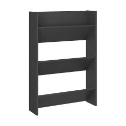 Be Basic Väggmonterat Skoställ Svart 60x18x90 Cm Spånskiva